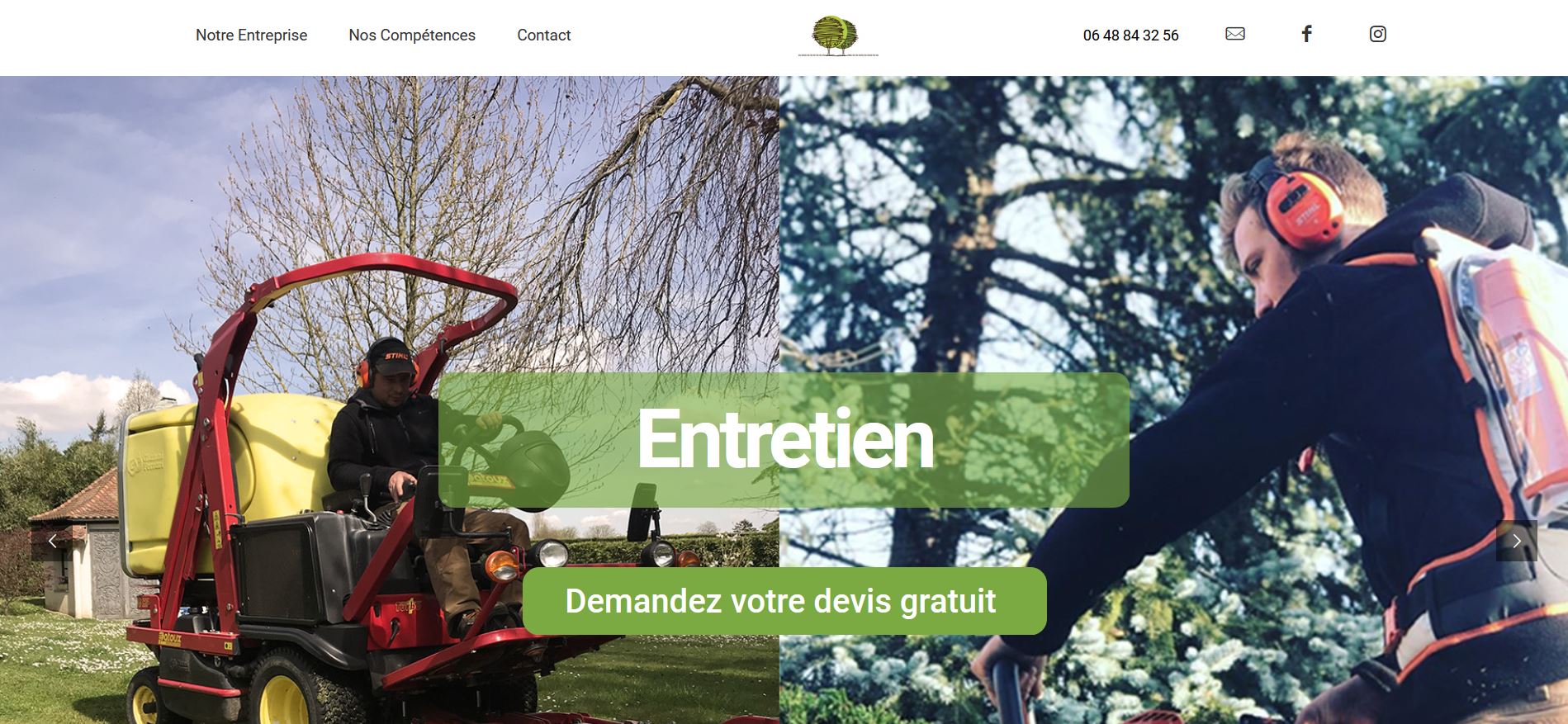 Green concept – Conception Site Internet Lille Agence Web