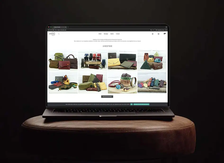 Site Web Maroquinnerie Lille