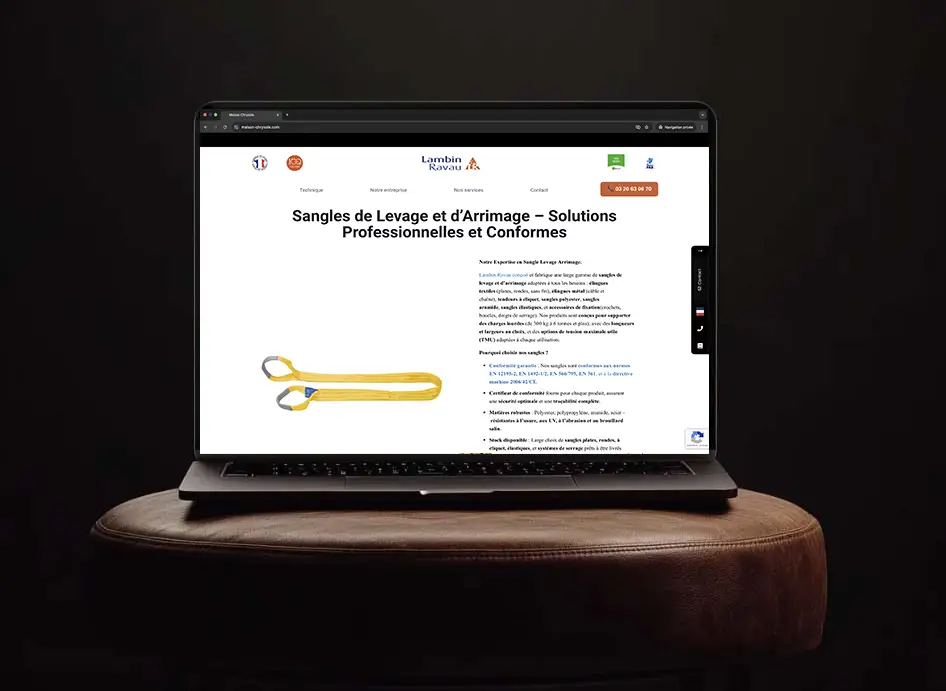 Lambin Ravau Site Internet