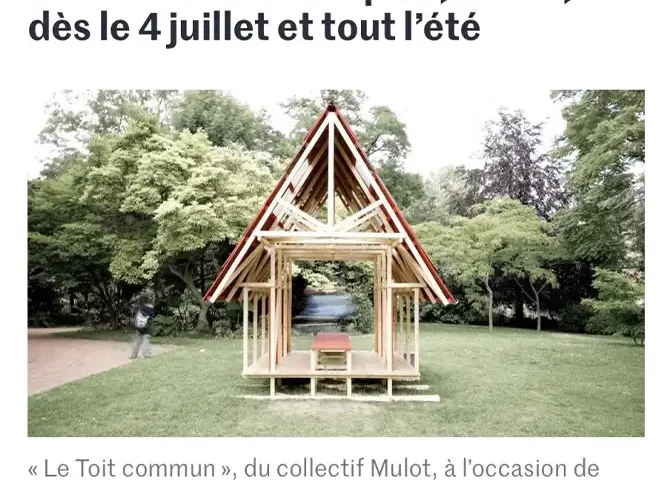 Article du Monde Thomas Pinte Photographe d'architecture Lille